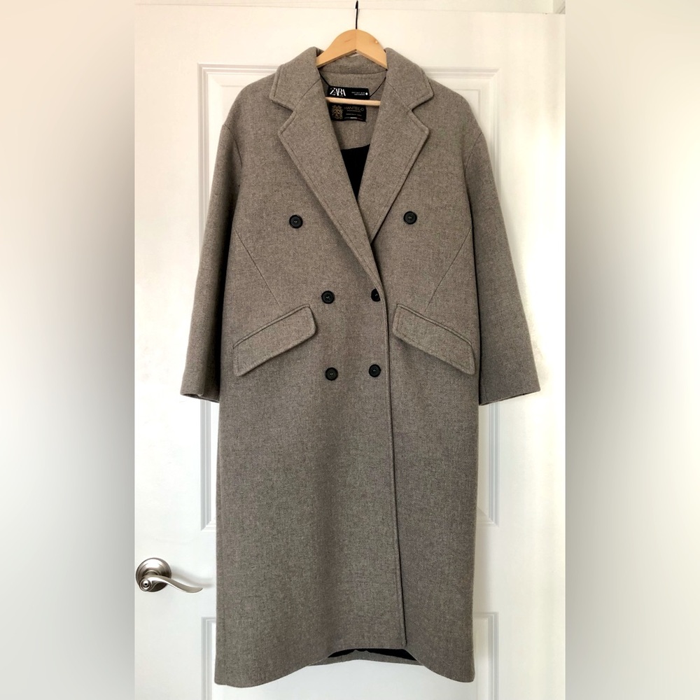 Zara double-breasted coat